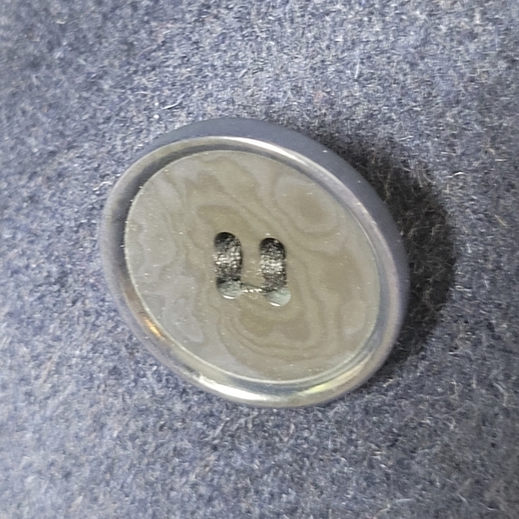 Talbots Wool Alpaca Blue Over Coat Womwn’s Plus 18 New Peacoat Navy Blue - Picture 6 of 7